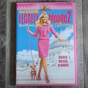 Legally Blonde 2 Red White And Blonde DVD 2003 MGM Reese Witherspoon